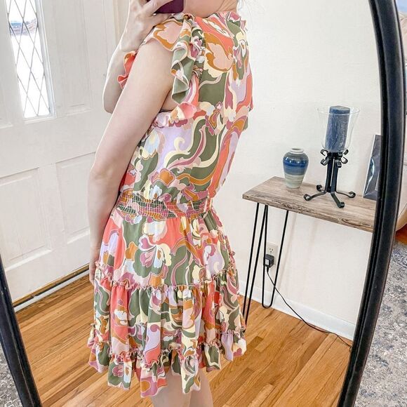 Show Me Your Mumu Wild Dreams Mini Dress Retro M - Picture 3 of 9